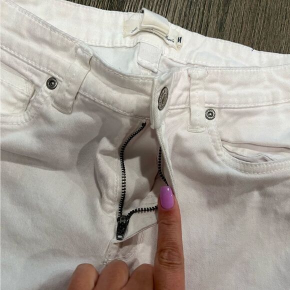 L.O.G.G H&M White Mid-Rise Skinny Jeans Size 8 - Picture 6 of 11
